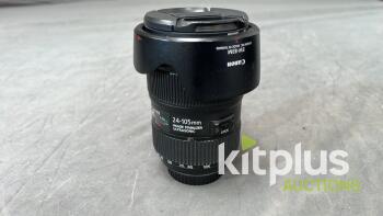 Canon 24-105mm IS (FF) F4.0, EF (FT: 77mm)