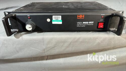 HH Electronic V150L Power Amplifier, 150W, MOS-FET, Serial No. 1280