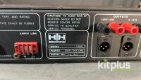 HH Electronic V150L Power Amplifier, 150W, MOS-FET, Serial No. 1280 - 3