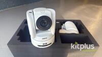Sony X1000 PTZ [Qty 2] & Sony IP10 Remote Controller [Qty 1] remote head camera in White - Power over ethernet & 4K. Power supplies included. In laser cut foam for Peli 1650. - 5