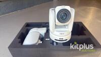 Sony X1000 PTZ [Qty 2] & Sony IP10 Remote Controller [Qty 1] remote head camera in White - Power over ethernet & 4K. Power supplies included. In laser cut foam for Peli 1650. - 8