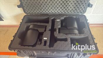 Sony X1000 PTZ [Qty 2] remote head camera in Black - Power over ethernet & 4K. Power supplies included.Supplied in a peli 1650 with laser cut foam
