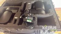 Sony X1000 PTZ [Qty 2] remote head camera in Black - Power over ethernet & 4K. Power supplies included.Supplied in a peli 1650 with laser cut foam - 3