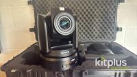 Sony X1000 PTZ [Qty 2] remote head camera in Black - Power over ethernet & 4K. Power supplies included.Supplied in a peli 1650 with laser cut foam - 5