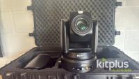 Sony X1000 PTZ [Qty 2] remote head camera in Black - Power over ethernet & 4K. Power supplies included.Supplied in a peli 1650 with laser cut foam - 8