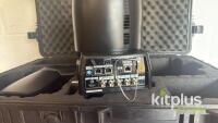 Sony X1000 PTZ [Qty 2] remote head camera in Black - Power over ethernet & 4K. Power supplies included.Supplied in a peli 1650 with laser cut foam - 9