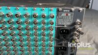 Axon Synapse DAD08 Digital (AES/EBU) audio distribution amplifier<br/>(transformer coupled outputs) in SFR18 Modular Broadcast Frame, 18 Slots, 200 VA Power - 5