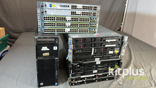 HP Z420 Server & Cisco 2960 Network Switch Bundle, Multiple Serial Numbers