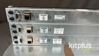 Miranda NVISION 8144 Video/Audio Routing System, No Cards. 3 Panels - 5