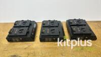 Job lot of PAG V-Lock Chargers - 3