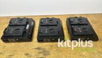 Job lot of PAG V-Lock Chargers - 2