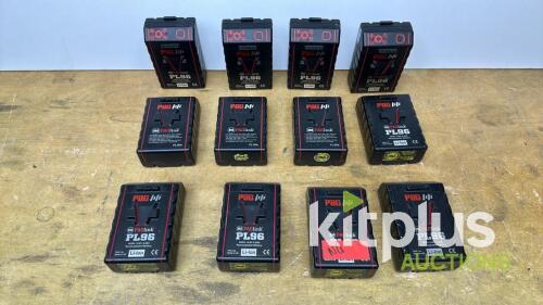 Job lot of PAG V-Lock Batteries