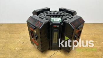 PAG Quad Charger w/4x 150Wh V-Lock Batteries