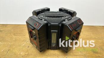 PAG Quad Charger w/4x 150Wh V-Lock Batteries