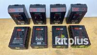 8x PAG 96Wh V-Lock Battery kit w/PAG 2-way Charger - 2
