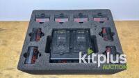 8x PAG 96Wh V-Lock Battery kit w/PAG 2-way Charger - 6