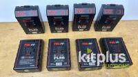 8x PAG 96Wh V-Lock Battery kit w/PAG 2-way Charger - 2