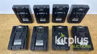 8x PAG 96Wh V-Lock Battery kit w/PAG 2-way Charger - 3