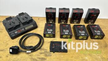 8x PAG 96Wh V-Lock Battery kit w/PAG 2-way Charger