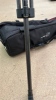 Sachtler 18 Tripod Carbon Legged. Sachtler Video 18S Head With Camera Plate Attached. In Soft Bag. Label On Bag States, Missing Foot & Pan Lock Knob. - 11