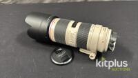 Canon 70-200mm, USM II, IS (FF) F2.8, EF (FT: 77mm)