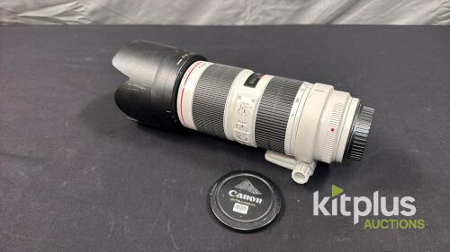 Canon 70-200mm, USM III, IS (FF) F2.8, EF (FT: 77mm)