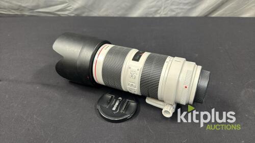 Canon 70-200mm, USM III, IS (FF) F2.8, EF (FT: 77mm)