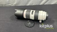 Canon 70-200mm, USM III, IS (FF) F2.8, EF (FT: 77mm)