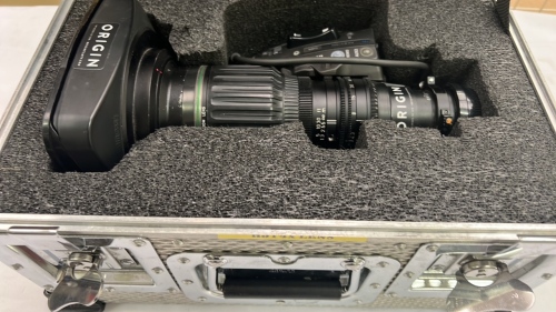 Canon HJ14e x 4.3B 4.3-60mm Lens. In Metal Flight Case