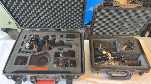 DJI OSMO RAW Kit. With Gyro Handheld .In Two Plastic Flight Cases