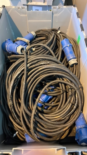 Cables In Plastic Box, Contains 14 x EX7 - 32 -1 Extension Cable (3 x 6.0mm) 7M/25ft & 2 x EX30 - 32 - Extension Cable (3 x 6.0mm) 30M/100ft.