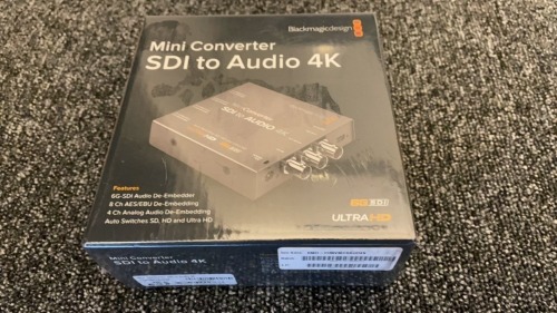 Blackmagicdesign SDI to Audio 4K Mini Converter (NEW IN BOX)