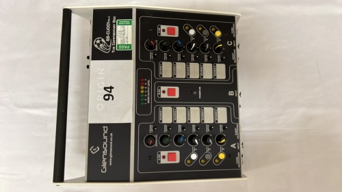 Glensound GS-CU001B MkII Version 1Three Commentator Unit With Electronic Balancing