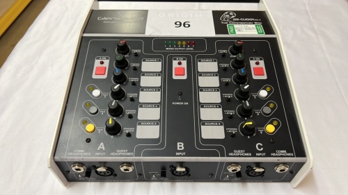 Glensound GS-CU001B MkII Version 1Three Commentator Unit With Electronic Balancing